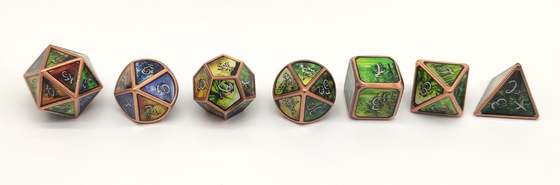 Η πολυτέλεια Themed μίνι RPG χωρίζει σε τετράγωνα τις τακτοποιημένες αιχμηρές άκρες συνόλων για Shadowrun
