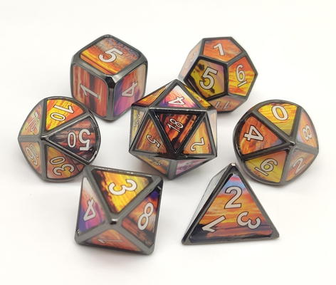 Polyhedron μίνι RPG Handcraft χωρίζει σε τετράγωνα το υλικό κραμάτων ψευδάργυρου για τη συλλογή