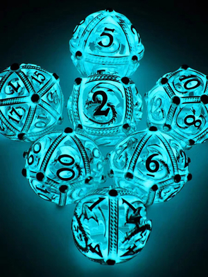 Polyhedron τα μπουντρούμια και οι δράκοι στη σκοτεινή ρητίνη DND χωρίζουν σε τετράγωνα τη συνήθεια αιχμηρή