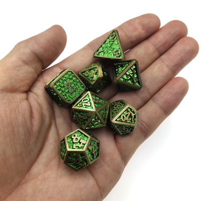 Ελαφρύ Mini RPG Dice RPG Dice Set Dice Card DND Metal Polyhedral