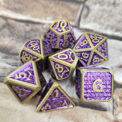 Πολλαπλών χρήσεων Tiny Metal Dice Color Mini Black chip Dice Sets Polyhedral
