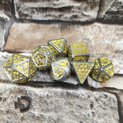 Κάρτα Pokemon Χονδρική Glow Polyhedral Μαύρο τσιπ Dice Sets Polyhedral