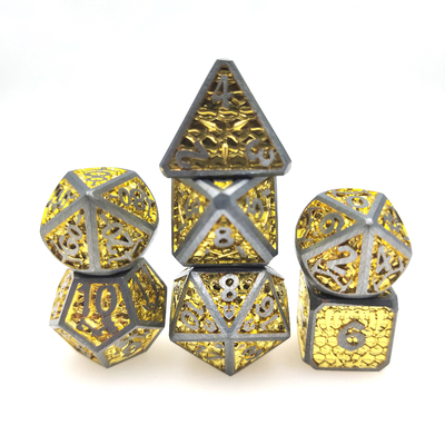Κάρτα Pokemon Χονδρική Glow Polyhedral Μαύρο τσιπ Dice Sets Polyhedral