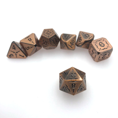 Μαζικό σετ ζαριών Rpg Polyhedral Hand Polished Black Liquid Core Dice Μη τοξικά