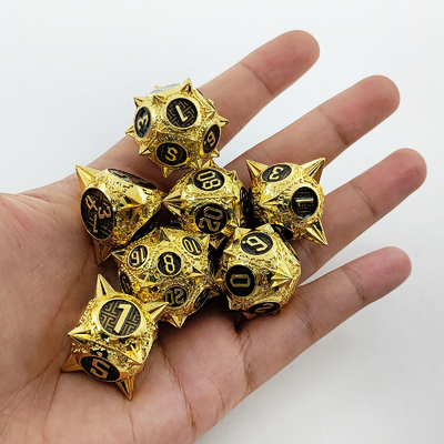 TRPG 16 mm Polyfront DND Metal Dice Πολυχρωματικό Custom Meteor Hammer