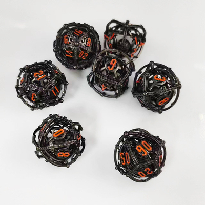 Ηχητικό Pearl RPG Metal Hollow Dice Set DND Cisu 16mm Ομαλό