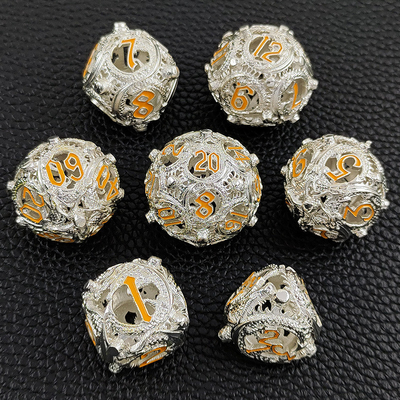 Λονγκ Κονγκ Κύκλος Metal Dice Set DND Dungeon And Multi -Noodle RPG παιχνίδι σκακιού