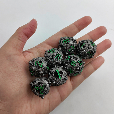 Λονγκ Κονγκ Κύκλος Metal Dice Set DND Dungeon And Multi -Noodle RPG παιχνίδι σκακιού