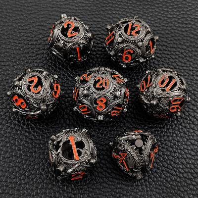 Λονγκ Κονγκ Κύκλος Metal Dice Set DND Dungeon And Multi -Noodle RPG παιχνίδι σκακιού