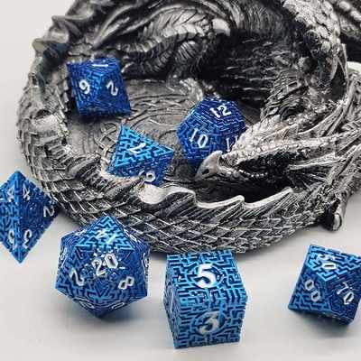 Κωλό Λαβύρινθο Μεταλλικά Ζάκια DND Krusu's Call RPG Πολυπτυχές