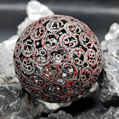 Πανλονγκ Χόλοου 100D Metal Dice Set Dungeon και Δράκος DND#RPG#COC