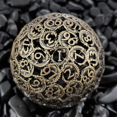 Πανλονγκ Χόλοου 100D Metal Dice Set Dungeon και Δράκος DND#RPG#COC