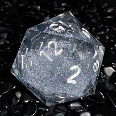 20D Single Resin Running Sand Dice Set Cruzu's Call RPG#DND#Coc Ορίστε και οι δύο.
