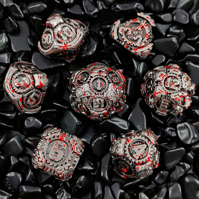 Το Metal Gear Dice Set DND Dungeons And Dragons TRPG Πολυεδρικό Δίσκο D6
