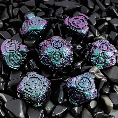 Το Metal Gear Dice Set DND Dungeons And Dragons TRPG Πολυεδρικό Δίσκο D6