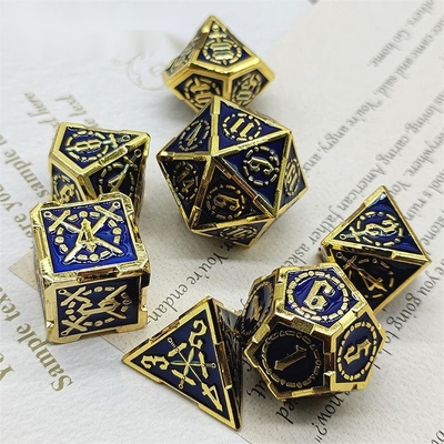 Σπαθί μεταλλικό RPG ζάρια Χέρι γυαλισμένο Cruzu Dungeon και μακρύ DND #