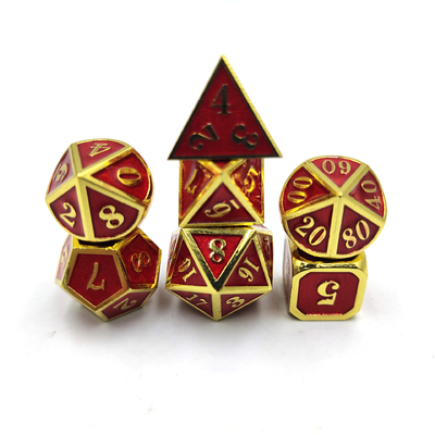DND RPG Mini Metal Dice Running Group Game Για επιτραπέζια παιχνίδια Πολυπρόσωπο