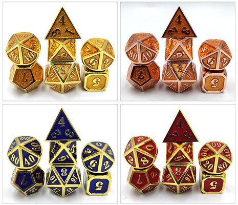 DND RPG Mini Metal Dice Running Group Game Για επιτραπέζια παιχνίδια Πολυπρόσωπο