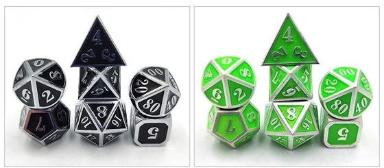 DND RPG Mini Metal Dice Running Group Game Για επιτραπέζια παιχνίδια Πολυπρόσωπο