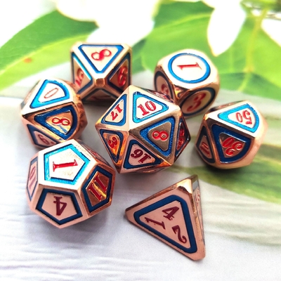 DND RPG Solid Metal Dice Suits Ηλεκτρική τεχνολογία κολύμβησης