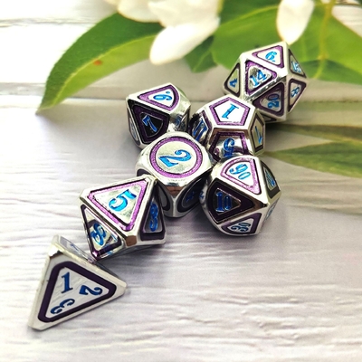 DND RPG Solid Metal Dice Suits Ηλεκτρική τεχνολογία κολύμβησης