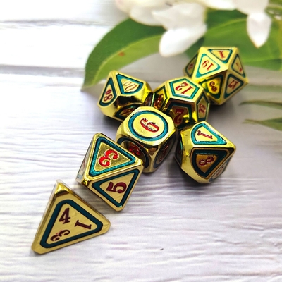 DND RPG Solid Metal Dice Suits Ηλεκτρική τεχνολογία κολύμβησης