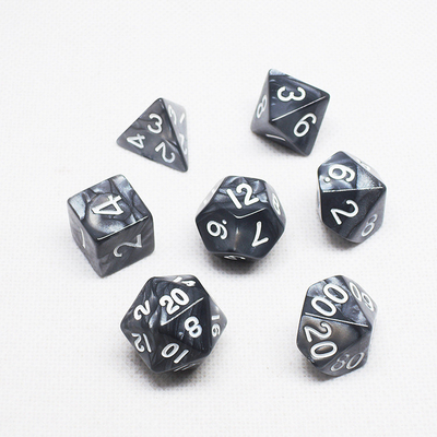 Πολυχρωματικό σύνολο ζύμης ζύθων #Rpg#Dnd#Coc Μαρμάρινο πρότυπο Preminum και πολυτελή