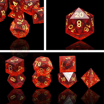 Πολυχρωματικό υλικό ρητίνης#Rpg#Dnd#Coc Διαφανές