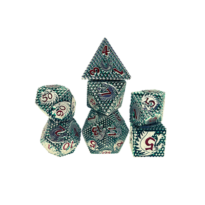 Folk -Scales Metal Dice Multi -Noodle Εστιατόριο Παιχνιδιού #Dnd#Rpg#Coc