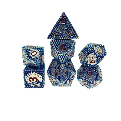 Folk -Scales Metal Dice Multi -Noodle Εστιατόριο Παιχνιδιού #Dnd#Rpg#Coc