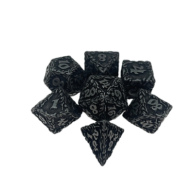 Κόκκινο Δέντρο Vine Metal Πολλαπλές -Face Dice Collection Παιχνίδι επιτραπέζιου υπολογιστή Dnd&amp;Rpg&amp;Coc