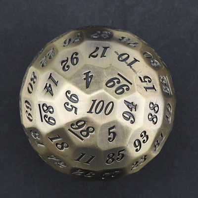 Χρωματιστό Solid 100D Metal Dice Set Dungeon and Dragon DND # RPG # COC