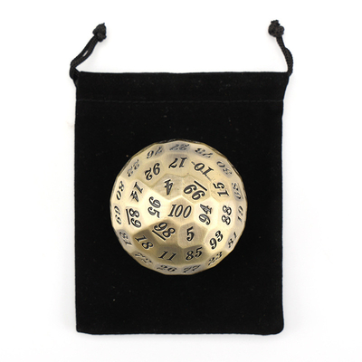 Χρωματιστό Solid 100D Metal Dice Set Dungeon and Dragon DND # RPG # COC