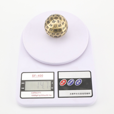 Χρωματιστό Solid 100D Metal Dice Set Dungeon and Dragon DND # RPG # COC