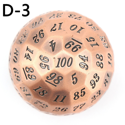 Χρωματιστό Solid 100D Metal Dice Set Dungeon and Dragon DND # RPG # COC
