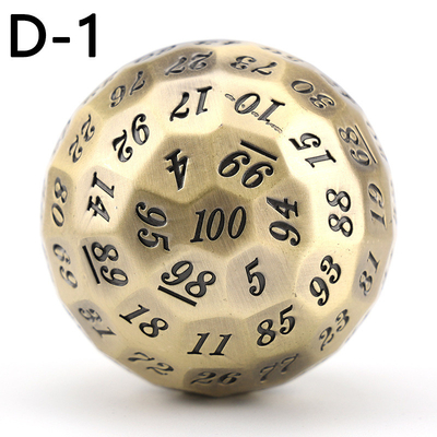 Χρωματιστό Solid 100D Metal Dice Set Dungeon and Dragon DND # RPG # COC