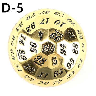 Χρωματιστό Solid 100D Metal Dice Set Dungeon and Dragon DND # RPG # COC