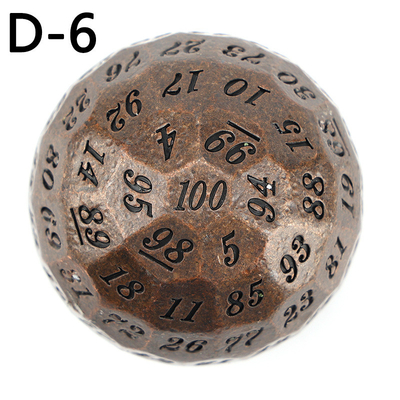 Χρωματιστό Solid 100D Metal Dice Set Dungeon and Dragon DND # RPG # COC