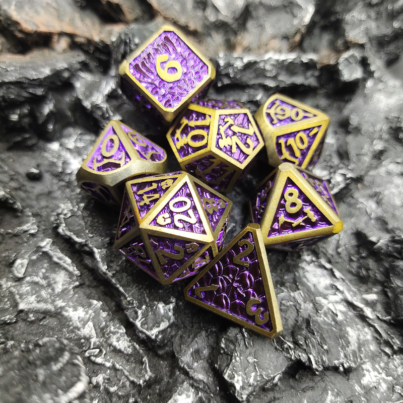 Πολλαπλών χρήσεων Tiny Metal Dice Color Mini Black chip Dice Sets Polyhedral