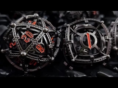 Ηχητικές χάντρες κούφια μεταλλικά ζάρια DND δράκος και μπουντρούμι COC